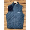 Bodywarmer matelassé bleu homme