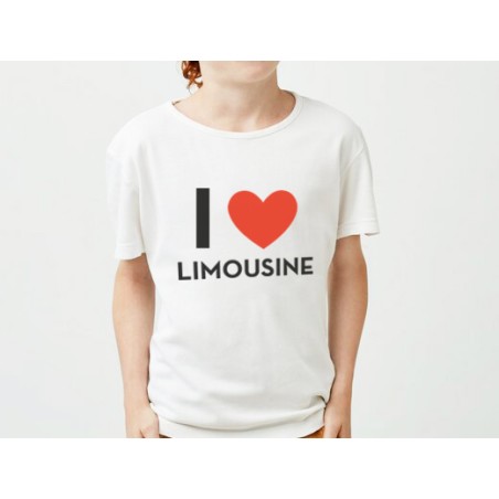 Tee-shirt enfant I Love Limousine