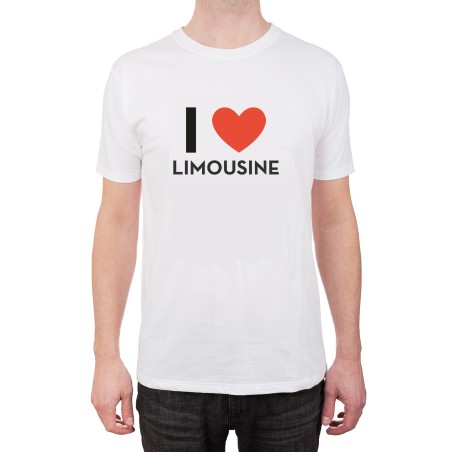 Tee-shirt adulte I Love Limousine